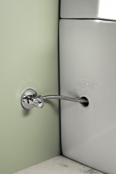 CREAVIT CREAVIT, LARA WC kombi, spodní/zadní odpad, splachovací mechanismus, černá matná, LR360-01