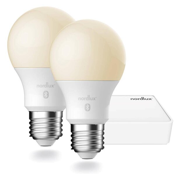 Nordlux Startovací balíček s dvěma smart žárovkami a Smart Light Bridge