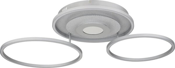 Globo 67824-40 - LED Stm stropní svítidlo MILES 40W/230V 57x99,2 cm stříbrná+DO