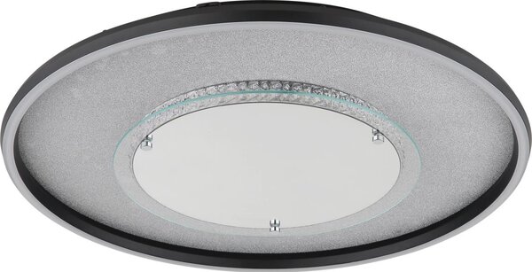 Globo 68288D3 - LED Stropní svítidlo MIRRORA 40W/230V pr. 51,5 cm černá