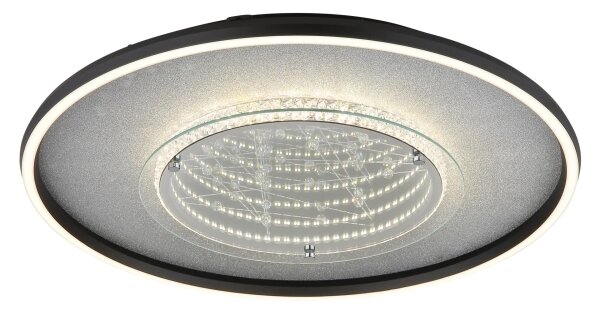 Globo 68288D3 - LED Stropní svítidlo MIRRORA 40W/230V pr. 51,5 cm černá