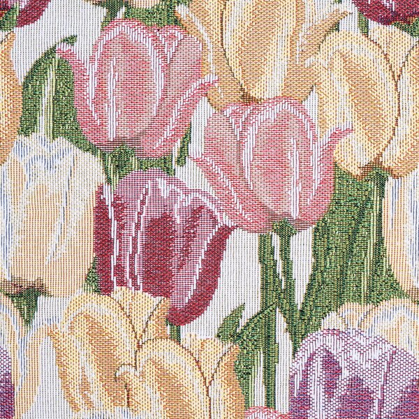 Povlak MOTIV tulipány žlutolila 45 x 45 cm