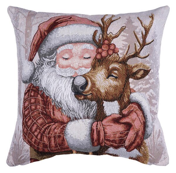 Povlak MOTIV santa červenobílá 45 x 45 cm
