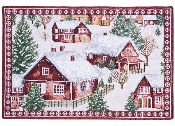 Prostírání MOTIV polární ves červenobílá 32 x 48 cm