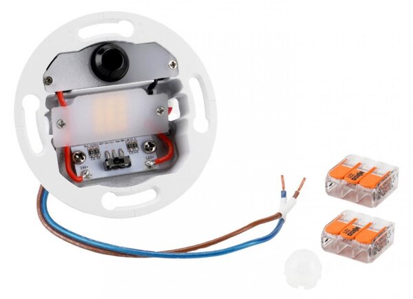 IMPR 565737 Deko-Light vestavné svítidlo do zdi - Alwaid Pro pohybový senzor, 2/4 W, 3000 K, bílá