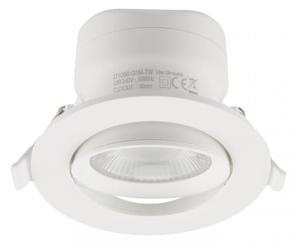IMPR 565457 Deko-Light vestavné bodové svítidlo - Surtur Tilt 83, 9 W, DIM, 2700/3000/4000 K, bílá