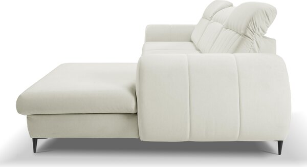 Rohová sedací souprava Bionic (bílá) (P). Akce -26%