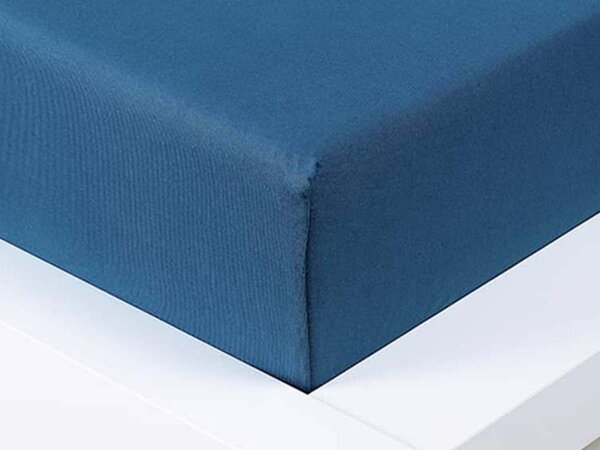 XPOSE® Dětské jersey prostěradlo Exclusive - tmavě modré 70x140 cm