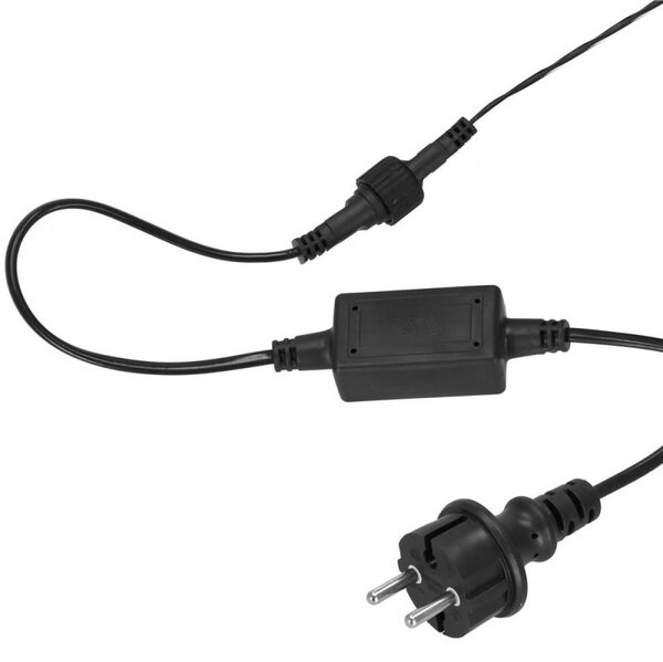 LED světelný řetěz - 25,5m, 300LED, IP44, modrá