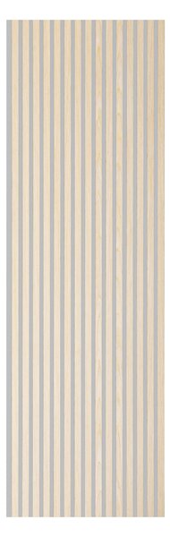 Akustický panel 244x60,5 cm - Dub světlý se šedým podkladem