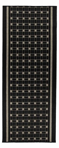 Makro Abra Běhoun venkovní Sisal CORDA 1013 1 555 Geometrický tmavě hnědý Šíře: 70 cm