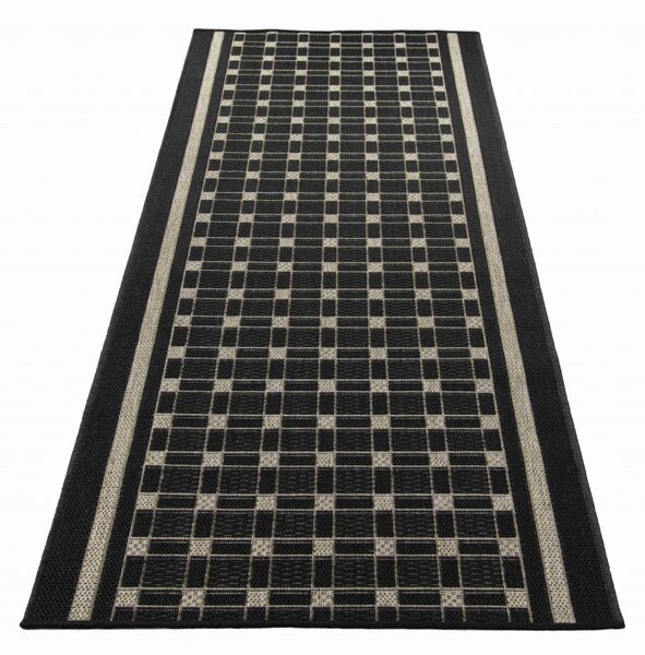 Makro Abra Běhoun venkovní Sisal CORDA 1013 1 555 Geometrický tmavě hnědý Šíře: 70 cm
