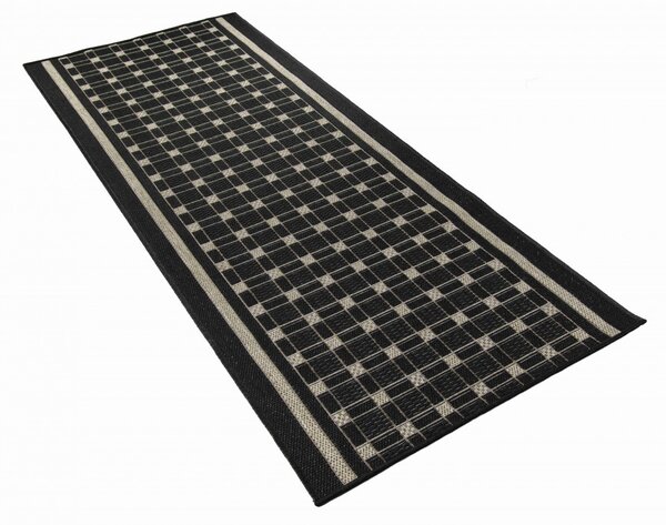 Makro Abra Běhoun venkovní Sisal CORDA 1013 1 555 Geometrický tmavě hnědý Šíře: 70 cm