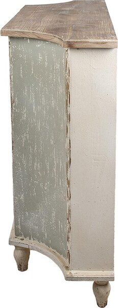 Příborník Clayre & Eef 120x40x97 cm hnědošedé dřevo