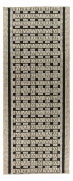 Makro Abra Běhoun venkovní Sisal CORDA 1013 1 151 béžový černý Šíře: 70 cm