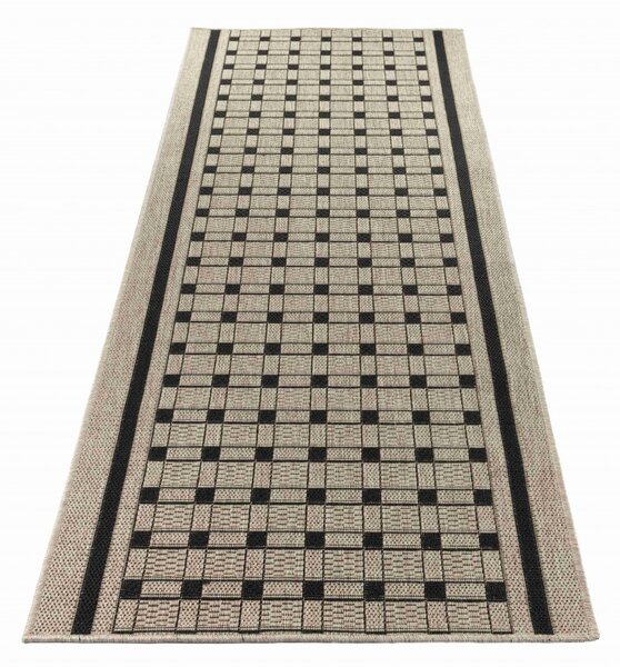 Makro Abra Běhoun venkovní Sisal CORDA 1013 1 151 béžový černý Šíře: 70 cm