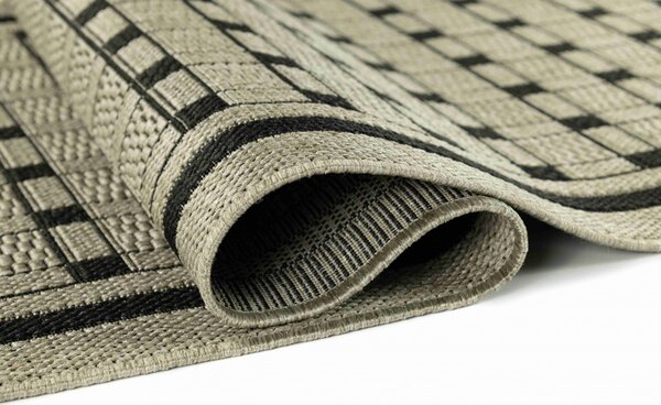 Makro Abra Běhoun venkovní Sisal CORDA 1013 1 151 béžový černý Šíře: 70 cm
