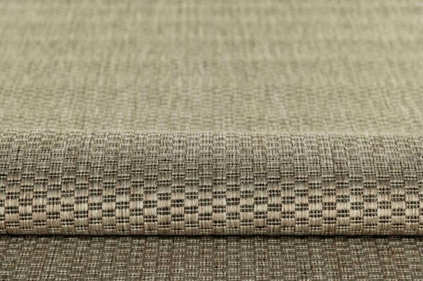 Makro Abra Kusový koberec venkovní Sisal CORDA 1001 1 101 Jednobarevný béžový Rozměr: 60x200 cm