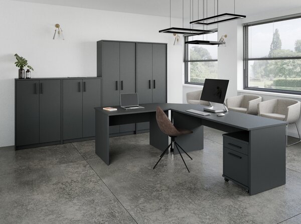 Kancelářská sestava NEJBY GIANNI 12, antracit