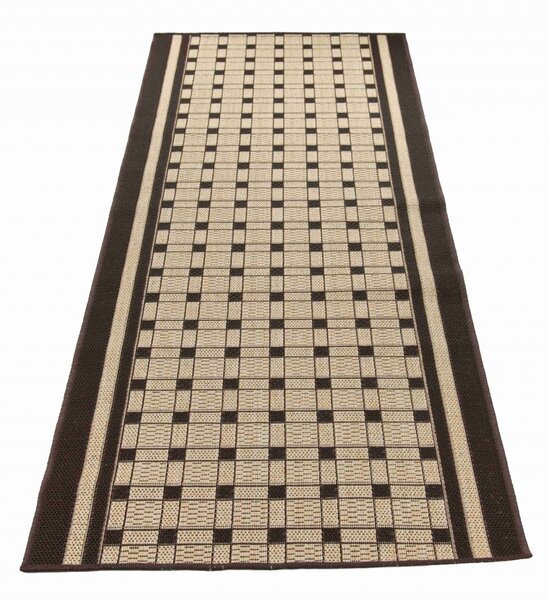 Makro Abra Běhoun venkovní Sisal CORDA 1013 1 424 Geometrický béžový hnědý Šíře: 80 cm