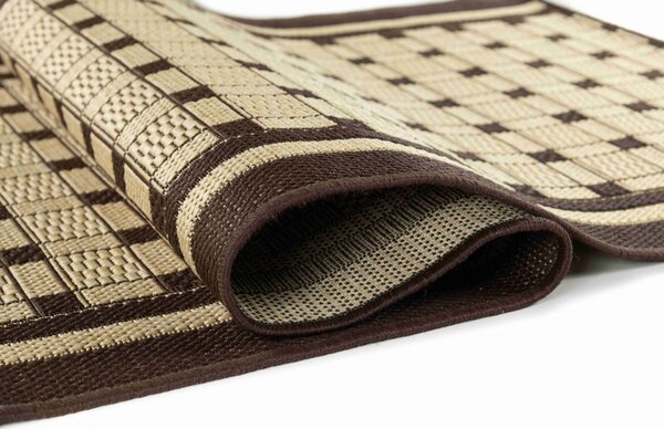 Makro Abra Běhoun venkovní Sisal CORDA 1013 1 424 Geometrický béžový hnědý Šíře: 80 cm