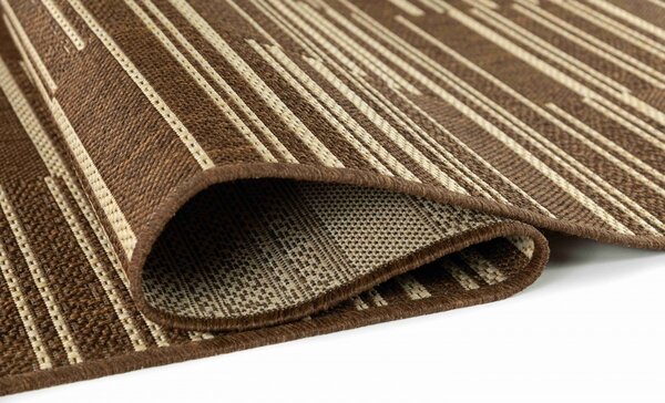 Makro Abra Běhoun venkovní Sisal CORDA 1032 1 323 Proužky hnědý béžový Šíře: 80 cm