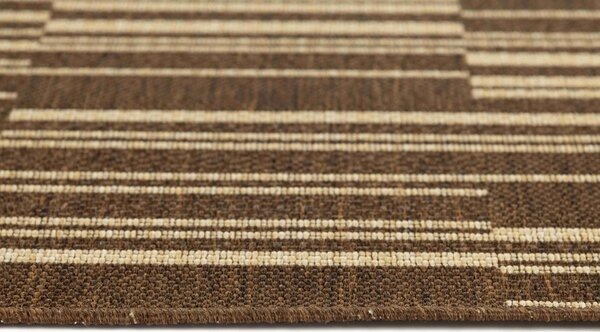 Makro Abra Běhoun venkovní Sisal CORDA 1032 1 323 Proužky hnědý béžový Šíře: 80 cm