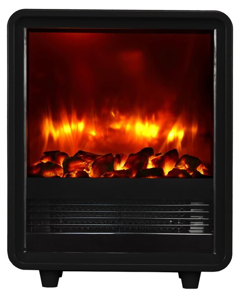 Elektrický krb BALDERIA George – elektrická krbová kamna, 2000 W – erná