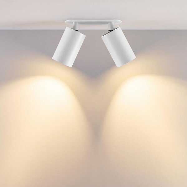 IMPR 565757 Deko-Light vestavné bodové svítidlo Can Tilt kulaté, 2x 7,5 W GU10, bílá