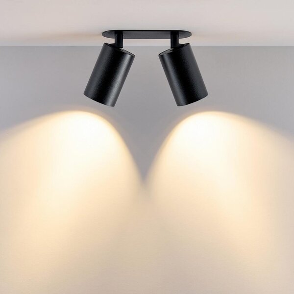 IMPR 565758 Deko-Light vestavné bodové svítidlo Can Tilt kulaté, 2x 7,5 W GU10, černá