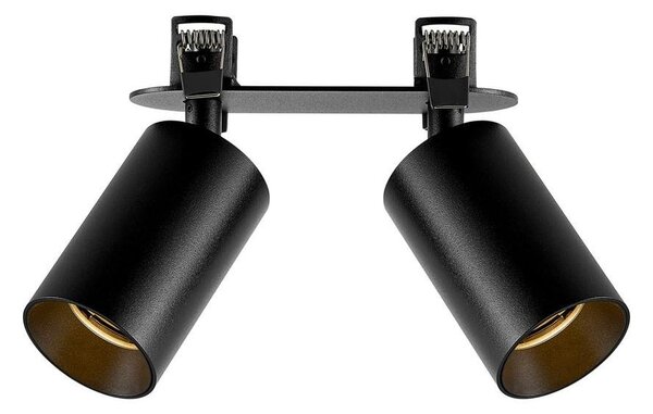 IMPR 565758 Deko-Light vestavné bodové svítidlo Can Tilt kulaté, 2x 7,5 W GU10, černá