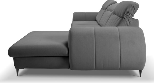 Rohová sedací souprava Bionic (šedá) (P). Akce -26%