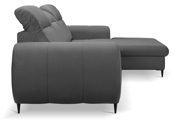Rohová sedací souprava Bionic (šedá) (P). Akce -26%