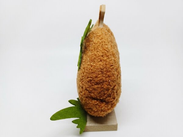 Podzimní dekorace na podstavci PUMPKIE 18 cm, hnědá