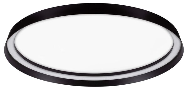 Černé kovové stropní LED světlo Nova Luce Ormi 60 cm