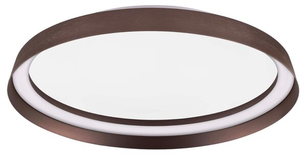 Hnědé kovové stropní LED světlo Nova Luce Ormi 45 cm