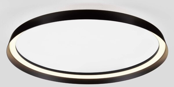 Černé kovové stropní LED světlo Nova Luce Ormi 60 cm