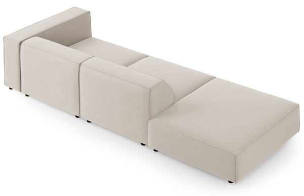 -25 % Dny MOMENTI– Cosmopolitan Design Sametová pohovka Arendal 262 cm, levá
