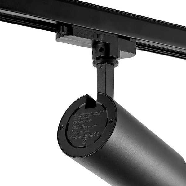 IMPR 707241 Deko-Light 3-fázové bodové svítidlo - Lucea 15 Tilt, 15 W, DALI, 2700 K, černá