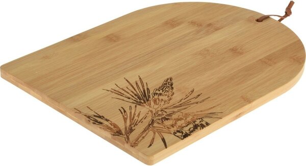 Vánoční servírovací tác z bambusu 35 × 26,5 × 1,5 cm