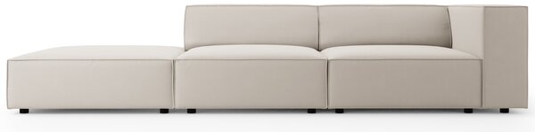 -25 % Dny MOMENTI– Cosmopolitan Design Sametová pohovka Arendal 262 cm, levá