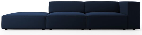 -25 % Dny MOMENTI– Cosmopolitan Design Sametová pohovka Arendal 262 cm, levá