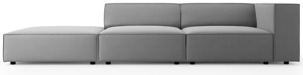 -25 % Dny MOMENTI– Cosmopolitan Design Sametová pohovka Arendal 262 cm, levá