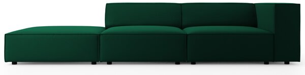 -25 % Dny MOMENTI– Cosmopolitan Design Sametová pohovka Arendal 262 cm, levá