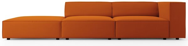 -25 % Dny MOMENTI– Cosmopolitan Design Sametová pohovka Arendal 262 cm, levá