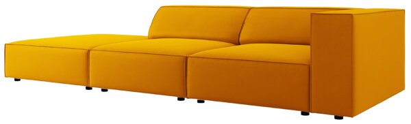 -25 % Dny MOMENTI– Cosmopolitan Design Sametová pohovka Arendal 262 cm, levá