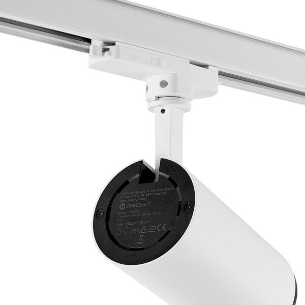IMPR 707240 Deko-Light 3-fázové bodové svítidlo - Lucea 15 Tilt, 15 W, DALI, 2700 K, bílá