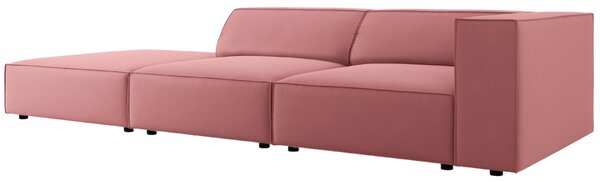 -25 % Dny MOMENTI– Cosmopolitan Design Sametová pohovka Arendal 262 cm, levá