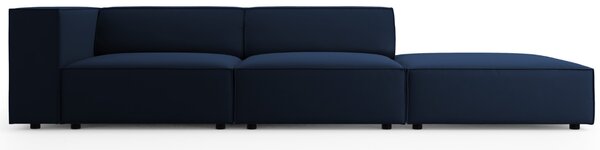 -25 % Dny MOMENTI– Cosmopolitan Design Sametová pohovka Arendal 262 cm, pravá