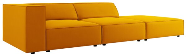 -25 % Dny MOMENTI– Cosmopolitan Design Sametová pohovka Arendal 262 cm, pravá